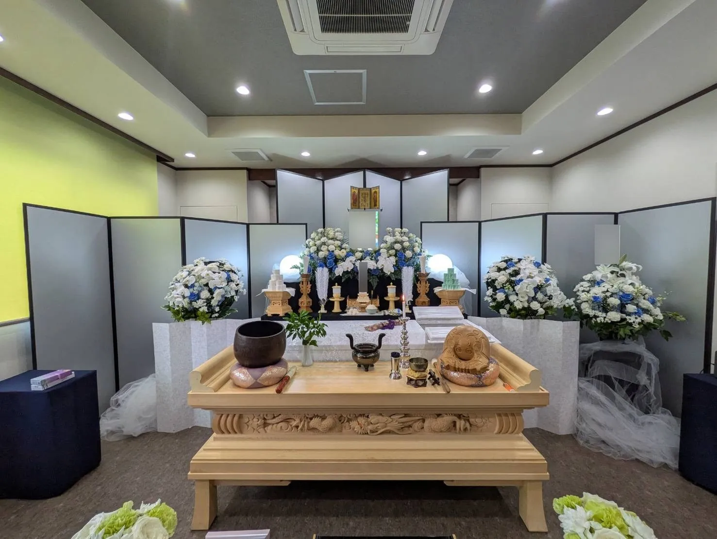 多摩市I様、新町田霊園法要室にて家族10名での家族葬(一日葬)